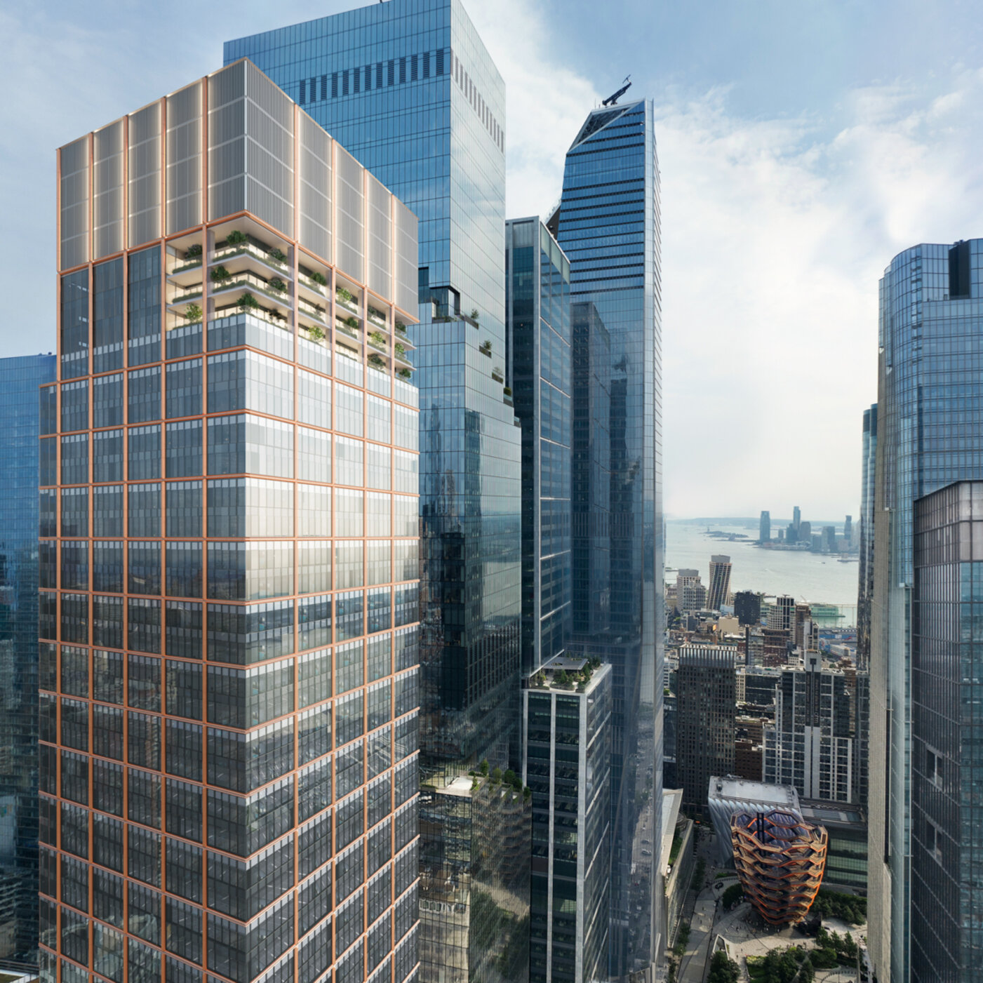 Contextual tower view associated with the Deloitte project.