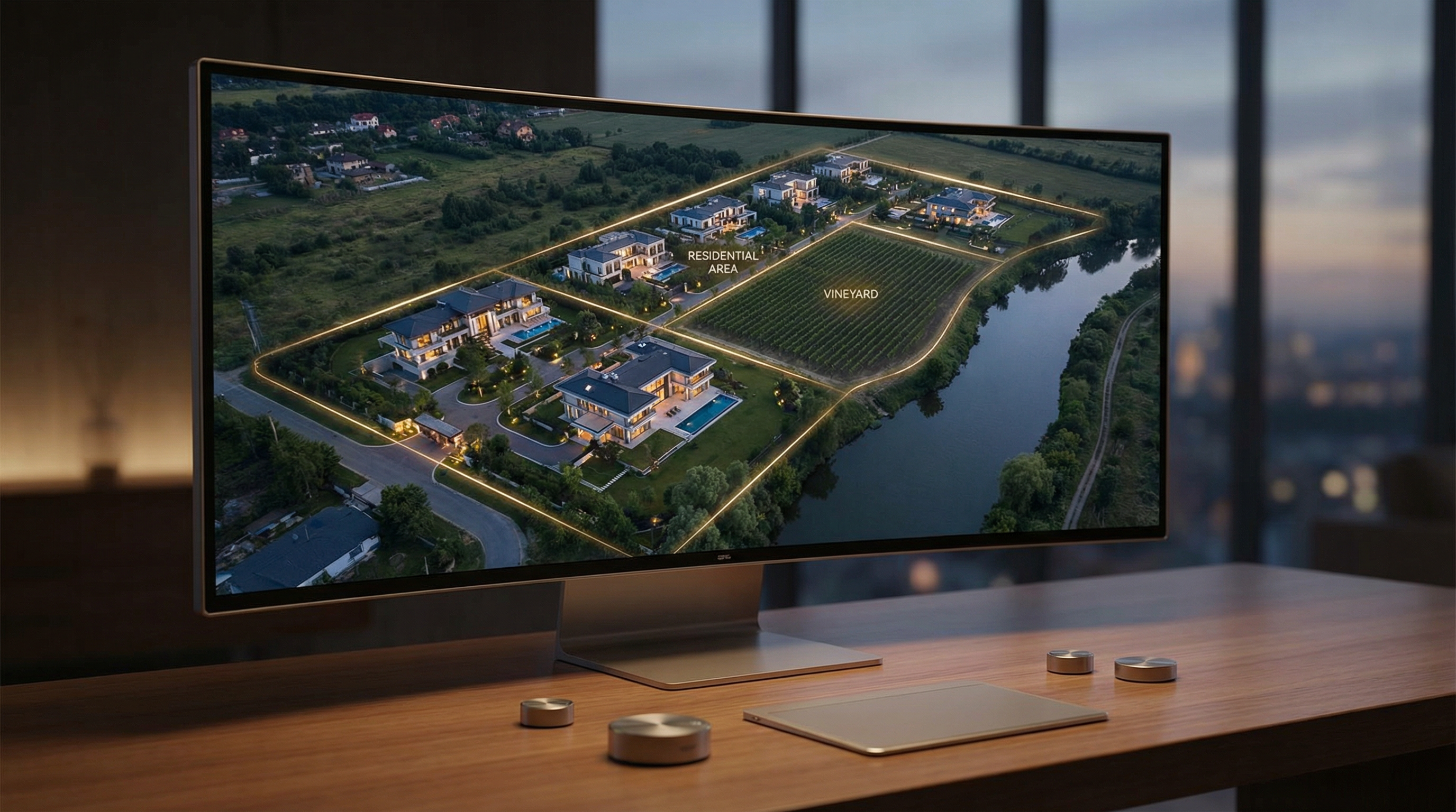 Premium property experience background